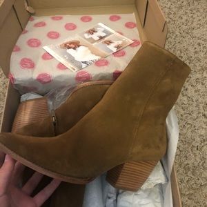 Matisse Brown Cady Fawn Suede Leather boots